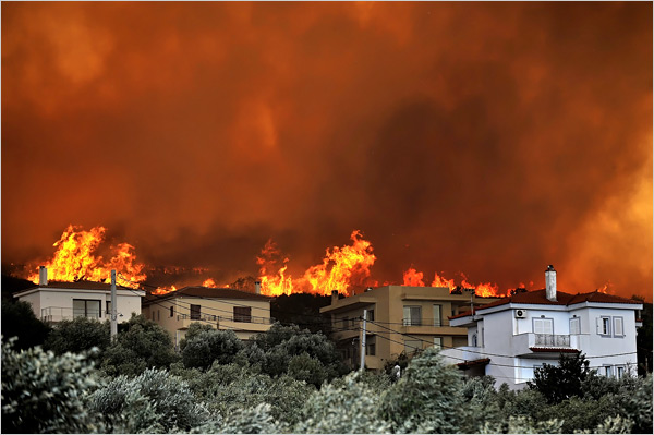 Image result for Fires in greece photos