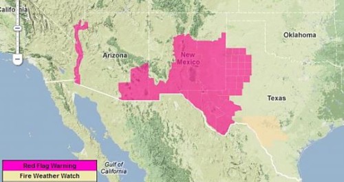 Red Flag Warnings, April 17, 2013 - Wildfire Today