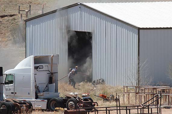 Hot Springs warehouse fire 0042