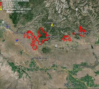 Idaho: multiple fires east of Boise - Wildfire Today