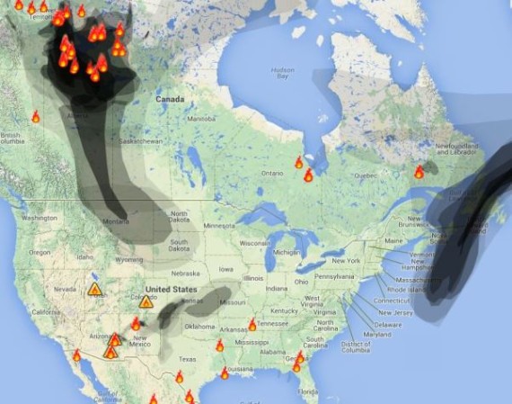 Canadian smoke drifts into the United States - Wildfire Today