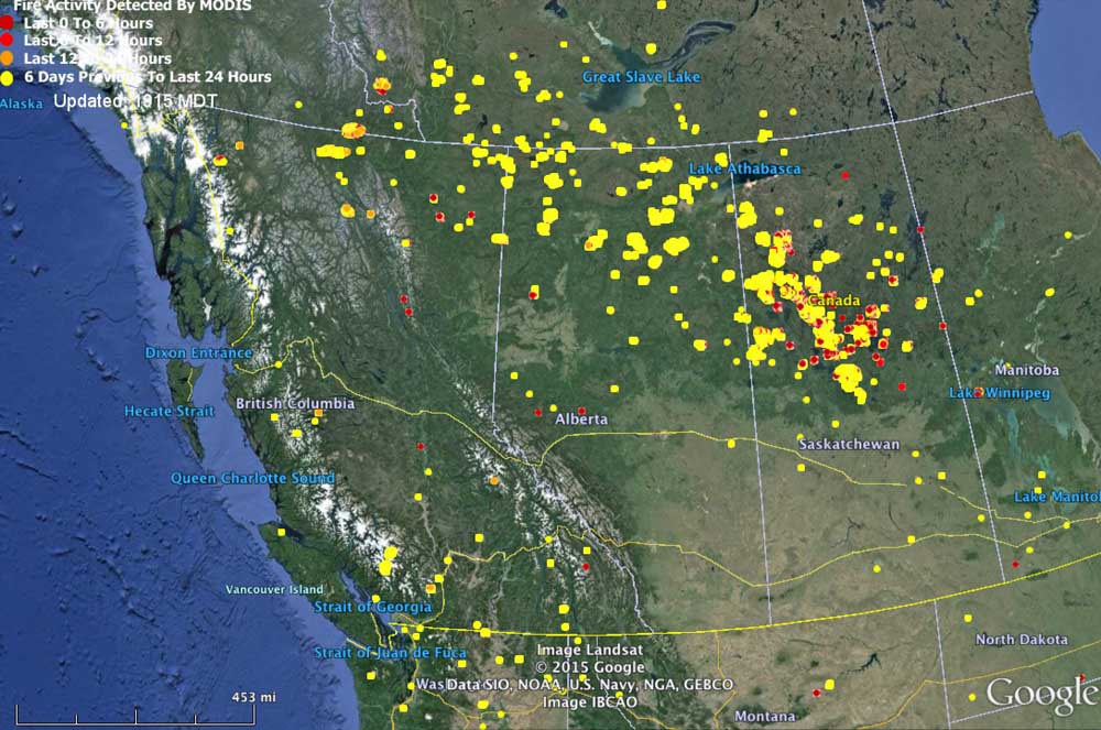 Acres burned in Alaska and Canada far ahead of average - Wildfire Today