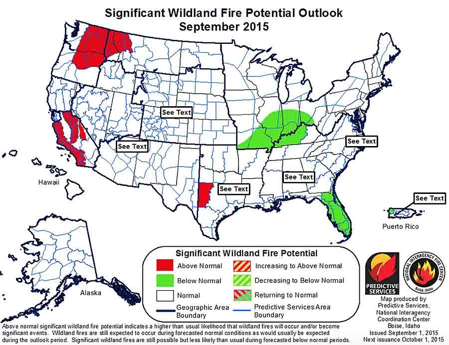 September outlook Wildfire Today