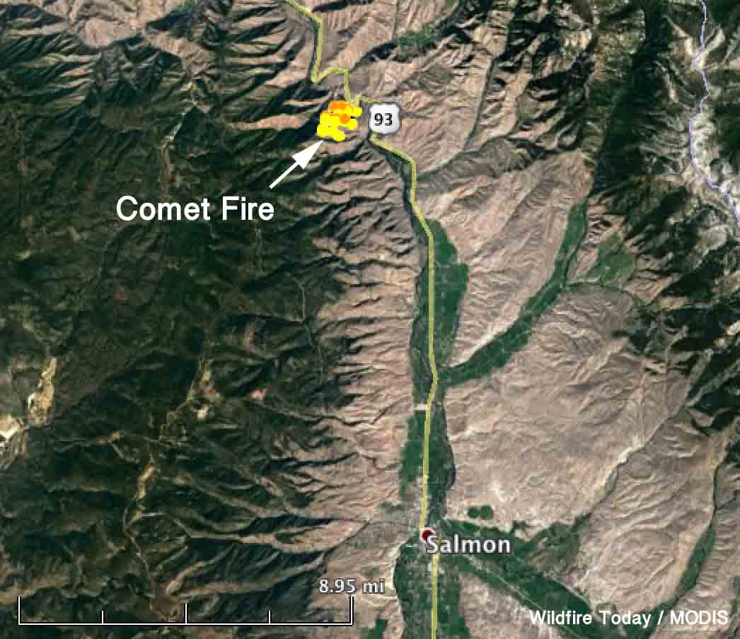 map Comet Fire