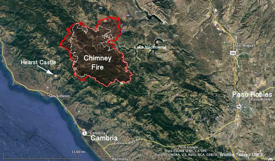 Map Chimney Fire