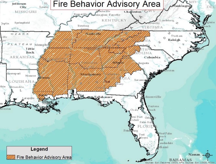 Fuels and fire behavior advisory for the south - Wildfire Today