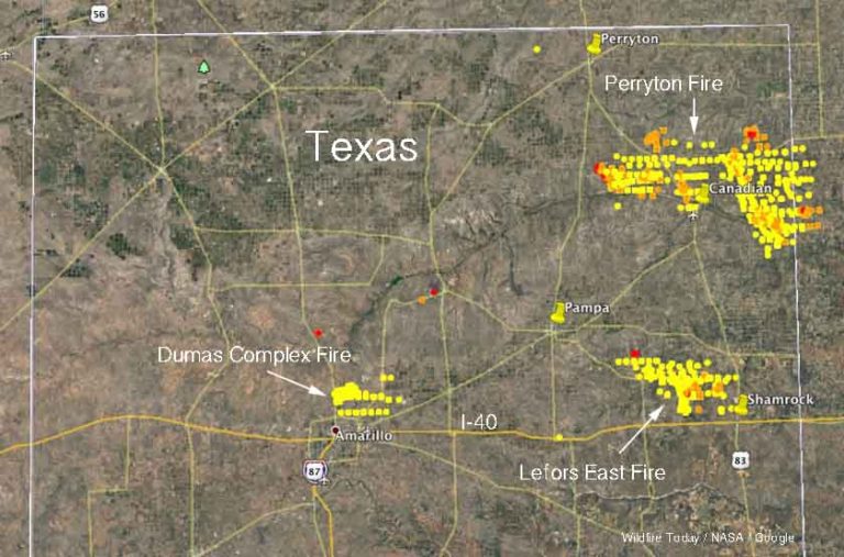 Three fires in Texas panhandle have burned over 400,000 acres