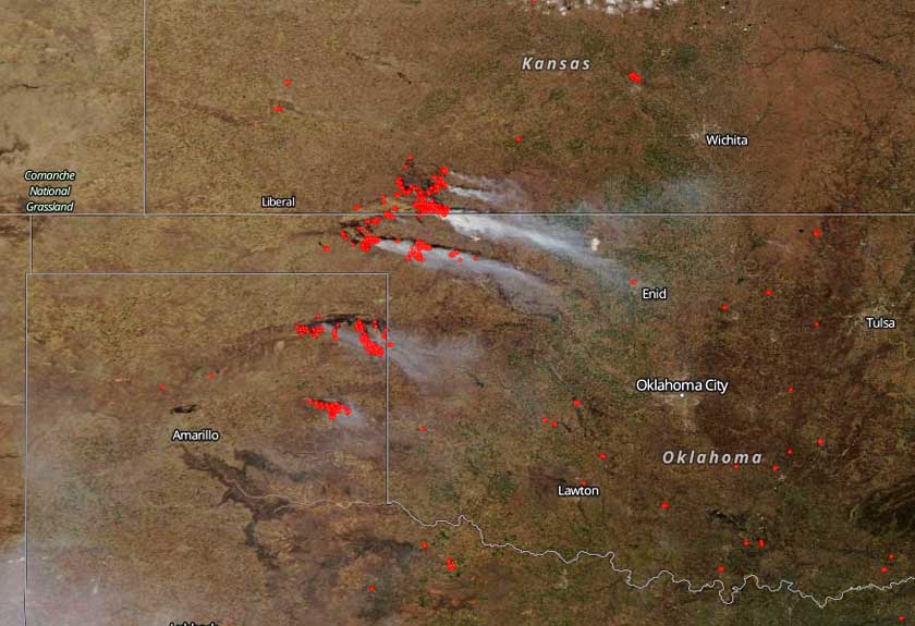 The Differences Between Fighting Wildfires In Oklahoma And Kansas
