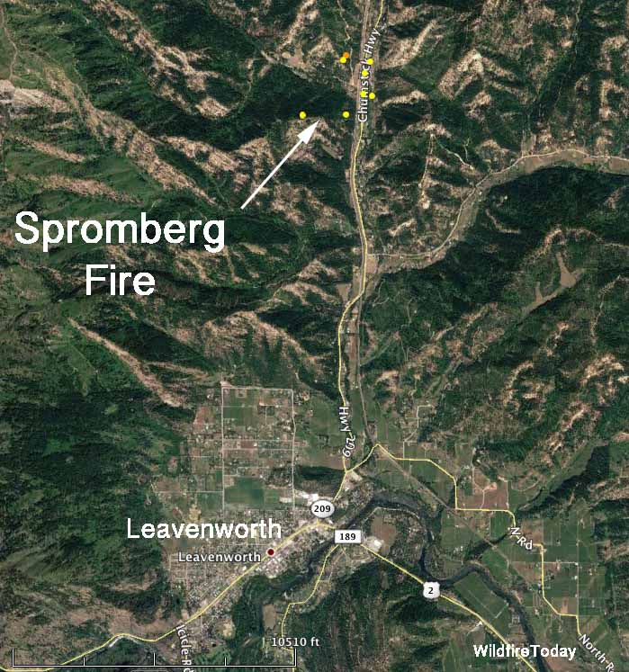 Spromberg Fire map