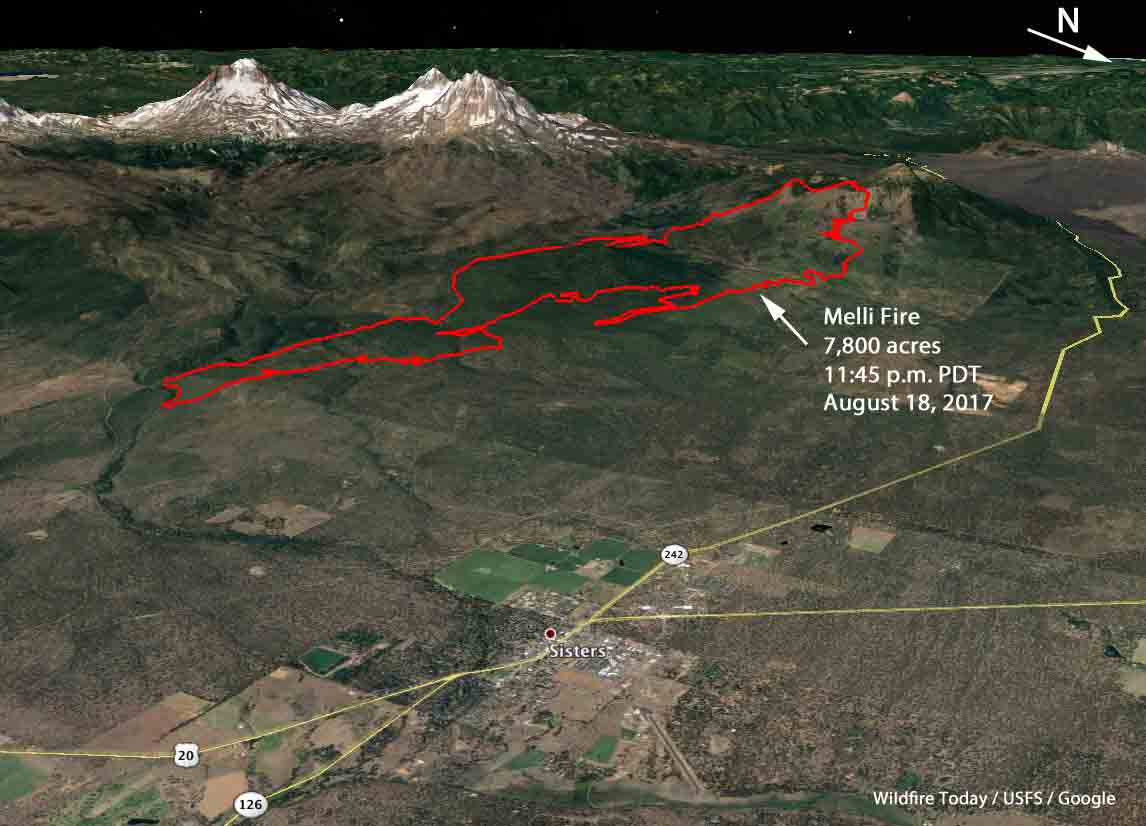 Map of the Milli Fire