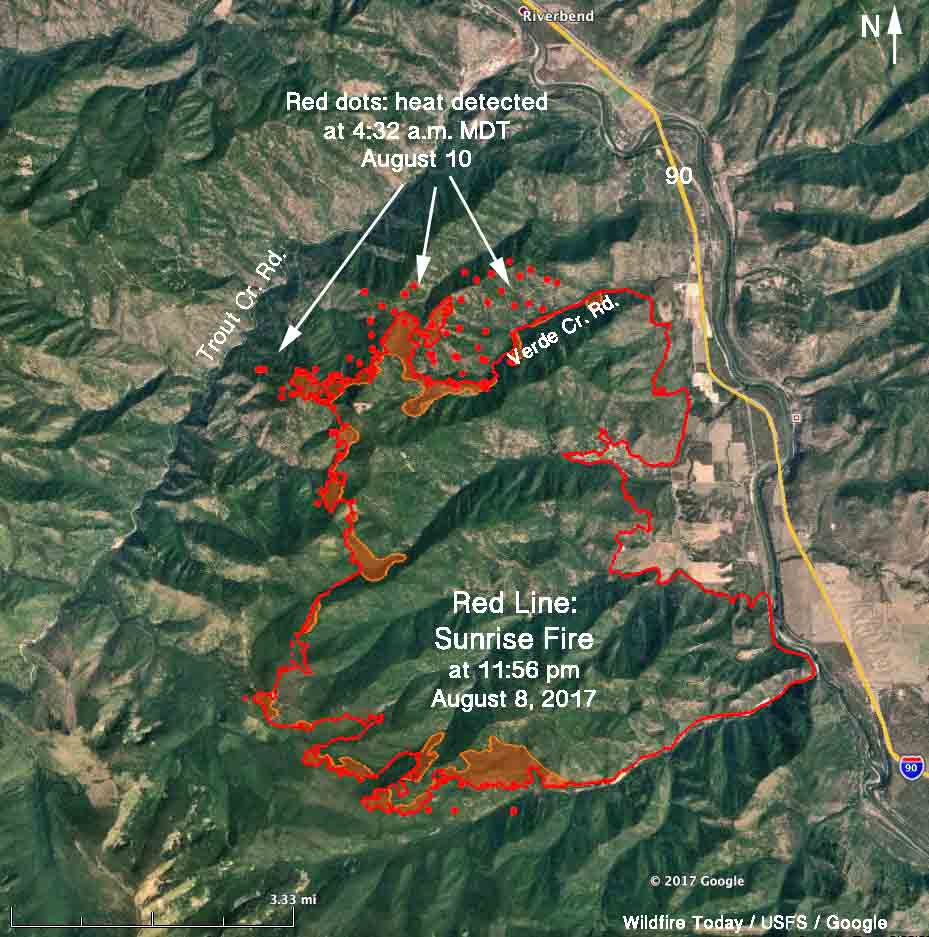 MT Wildfires Map