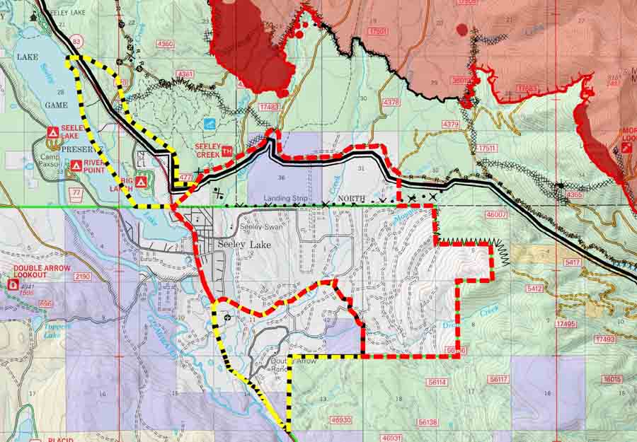 Rice Ridge Fire Forces Evacuations At Seeley Lake Montana