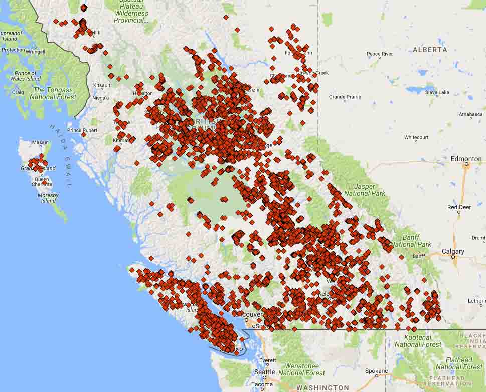 It Is Burning Season In British Columbia Wildfire Today