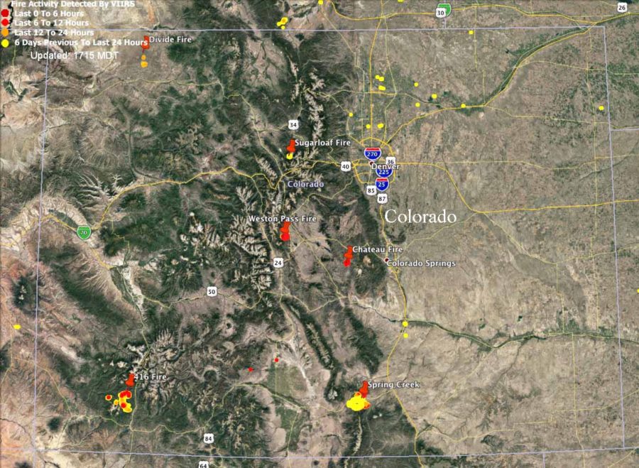Multiple wildfires burning in Colorado Wildfire Today