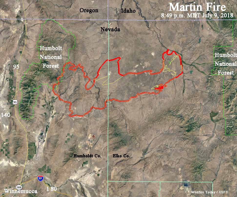map martin fire