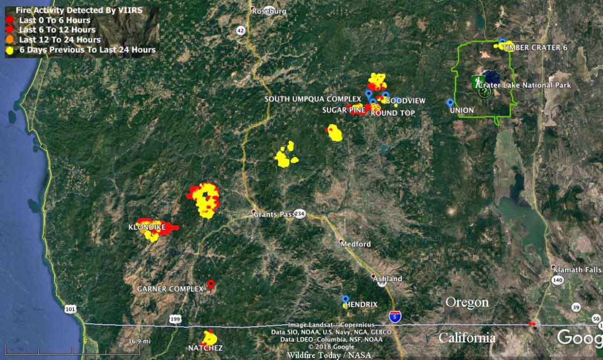 Update on Southwest Oregon fires Wildfire Today