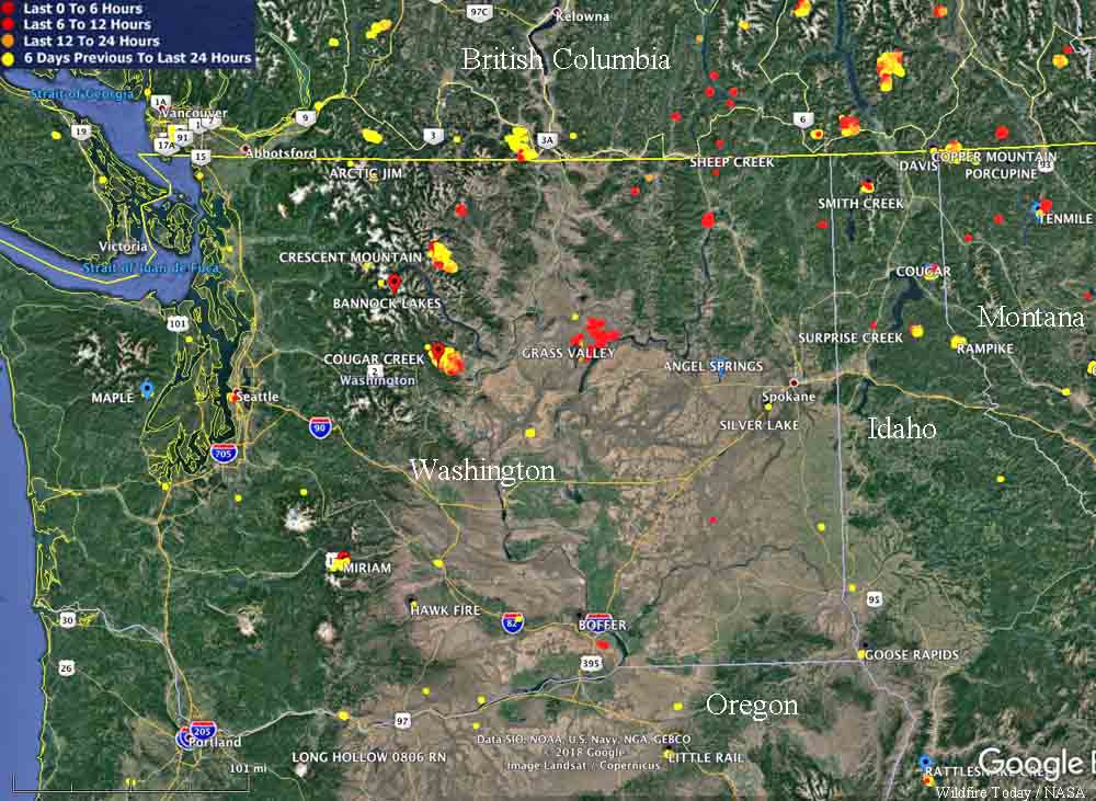 Wildfire Activity Increases In Washington Wildfire Today