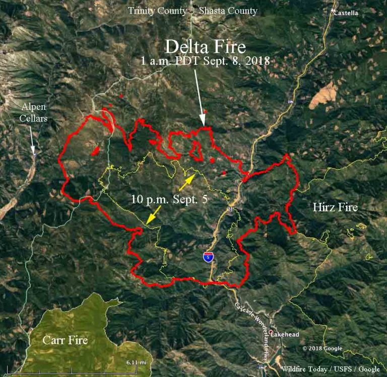 Delta Fire adds another 6,000 acres - Wildfire Today