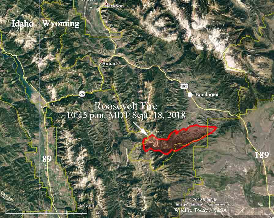Active Fire Map In Wyoming American Map