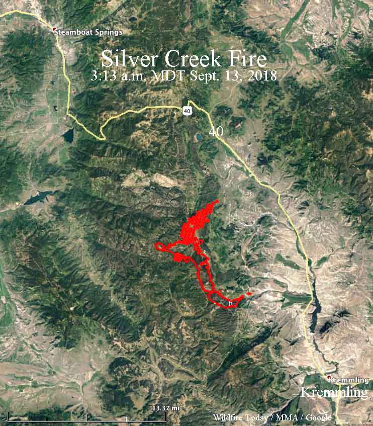 Silver Creek Fire Near Kremmling Colo Awakens Wildfire Today
