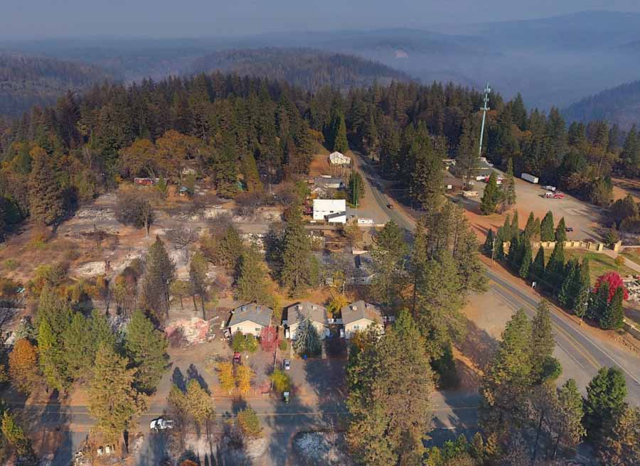 Camp Fire drone photo