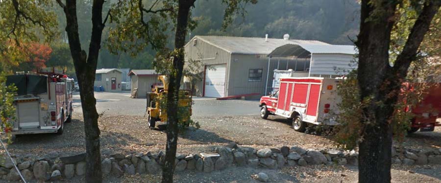 fire CAL FIRE Sonoma-Lake-Napa Unit in St. Helena, California
