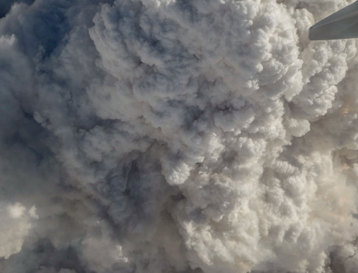smoke pyrocumulus bushfires Australia