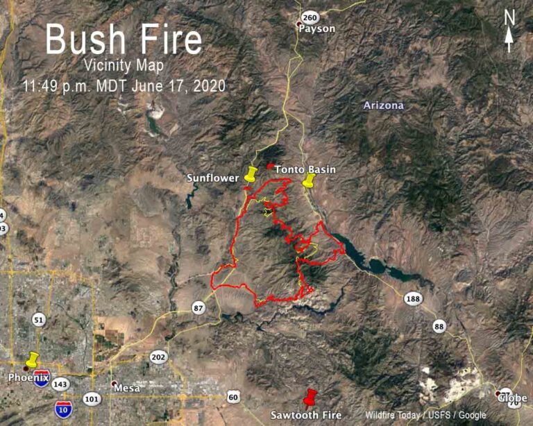 Bush Fire Vicinity Map 1149 Pm MDT June 17 2020 768x614 