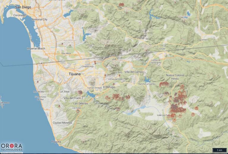 Map of wildfires in northwest Mexico - Wildfire Today