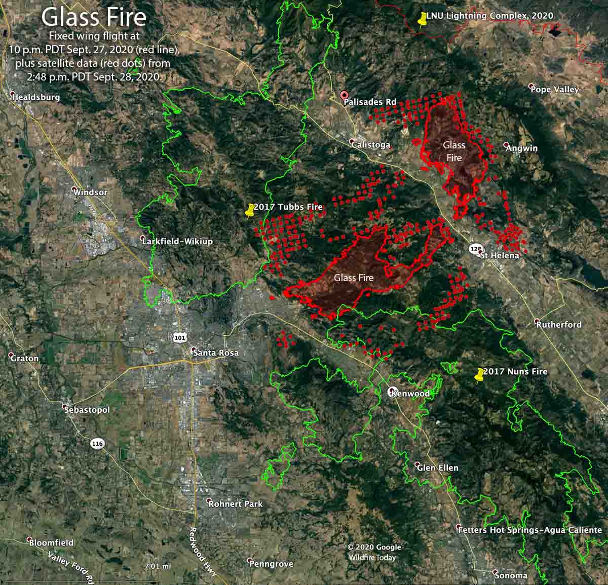 map Glass Fire