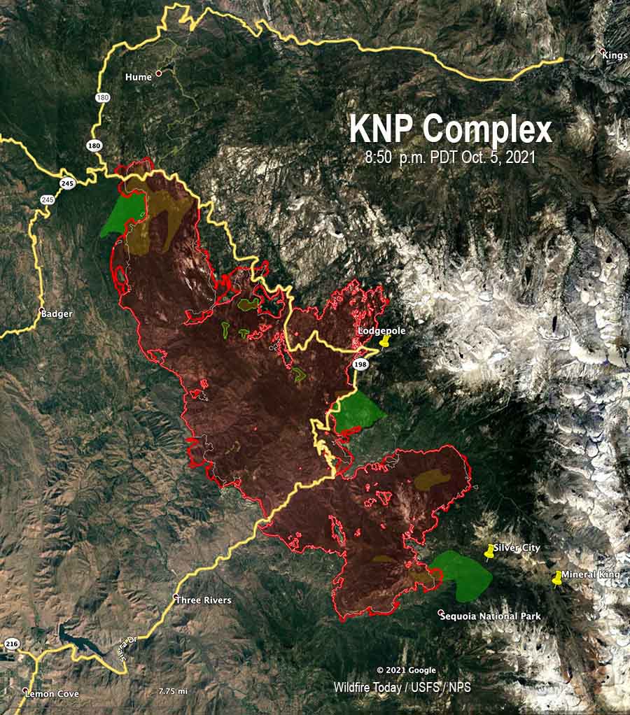 KNP Complex Map 850 P.m. Oct. 5 2021 