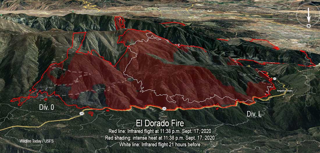Map El Dorado Fire