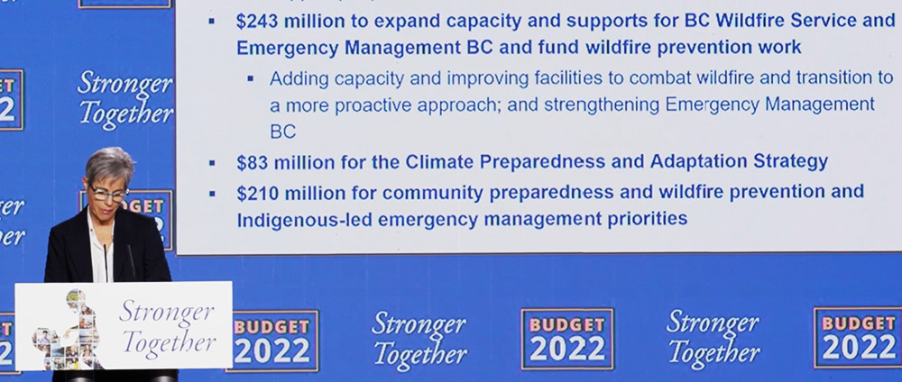BC Wildfire Service 2022 budget