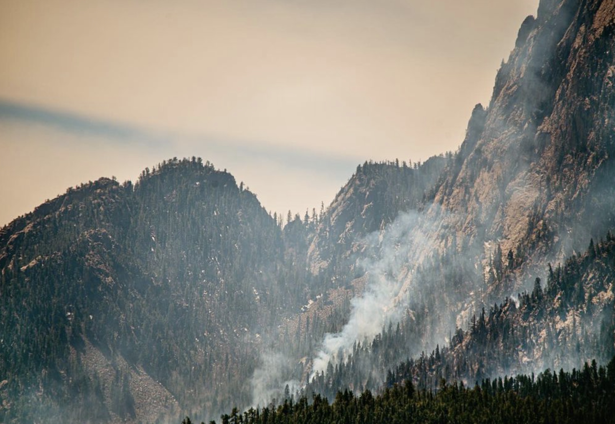 Hermits Peak Fire April 18, 2022 