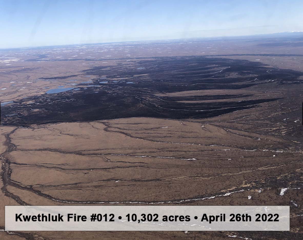Kwethluk Fire, southwest Alaska, April 26, 2022