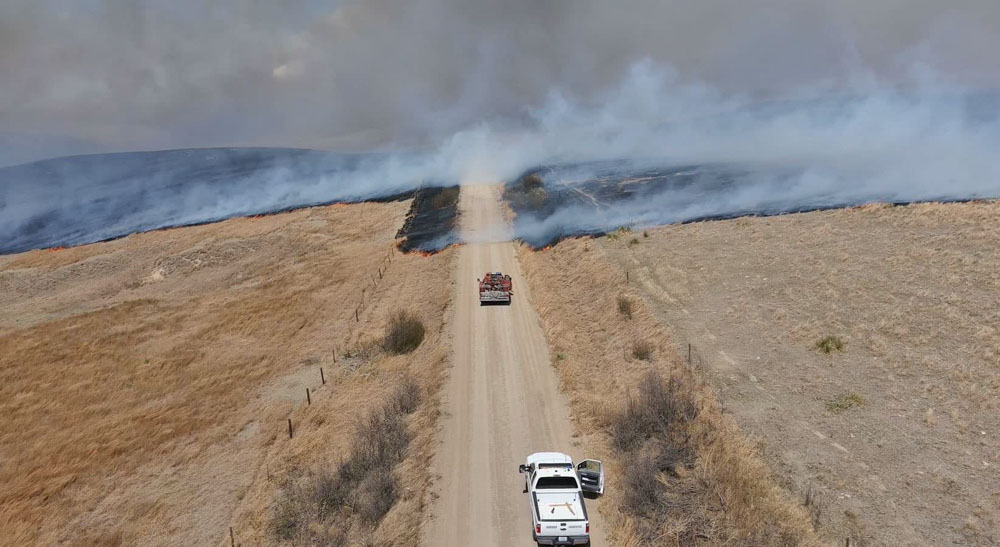 Road 702 Fire wildfire Nebraska