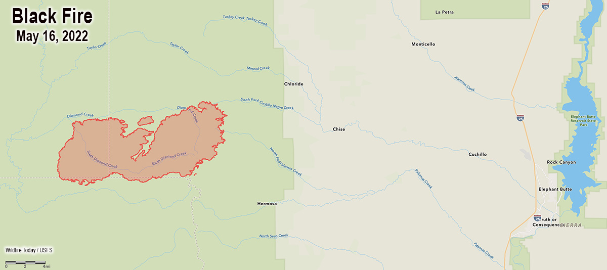 map black fire new mexico