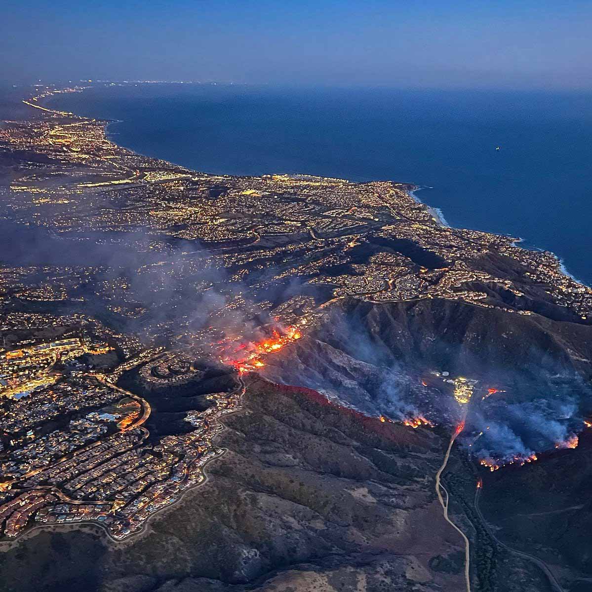 Coastal Fire, Orange County, CA