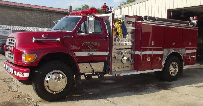 Town Creek Volunteer Fire Department Dept Truck 502