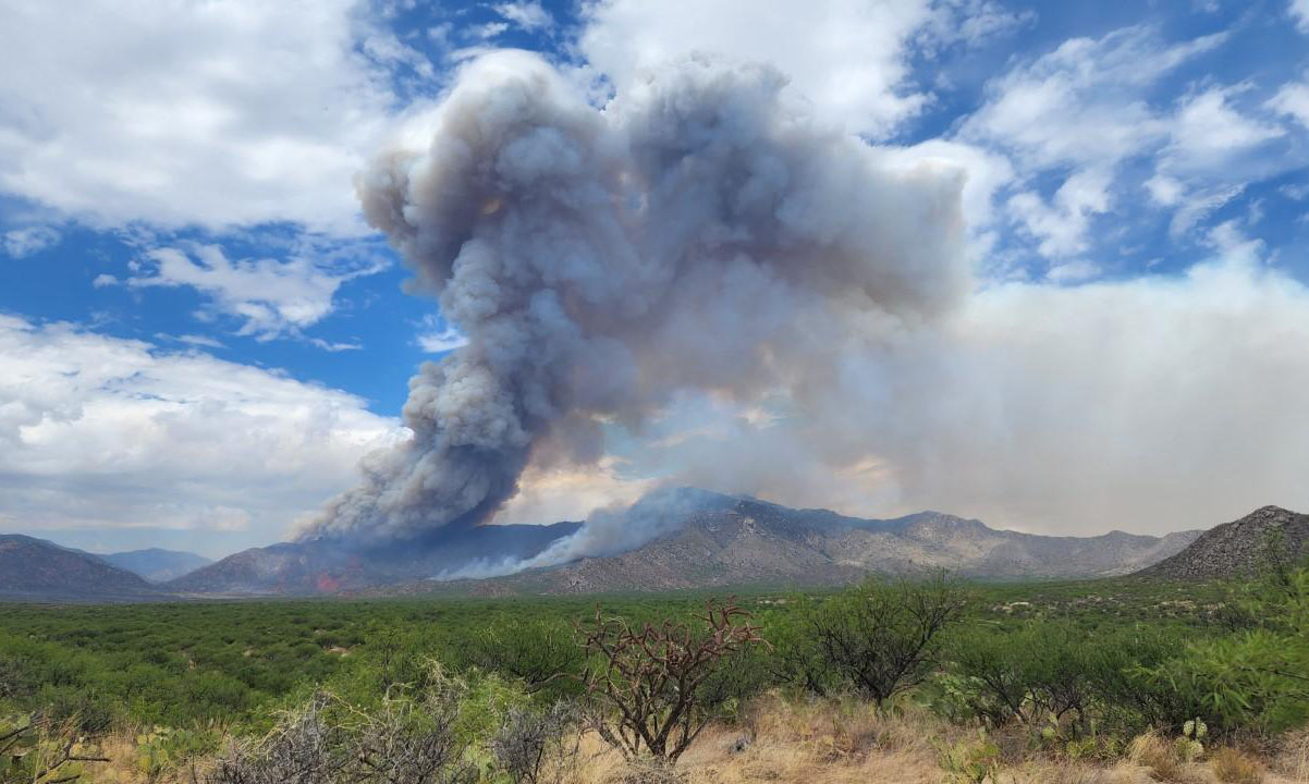 Contreras Fire, June 17, 2022 Arizona