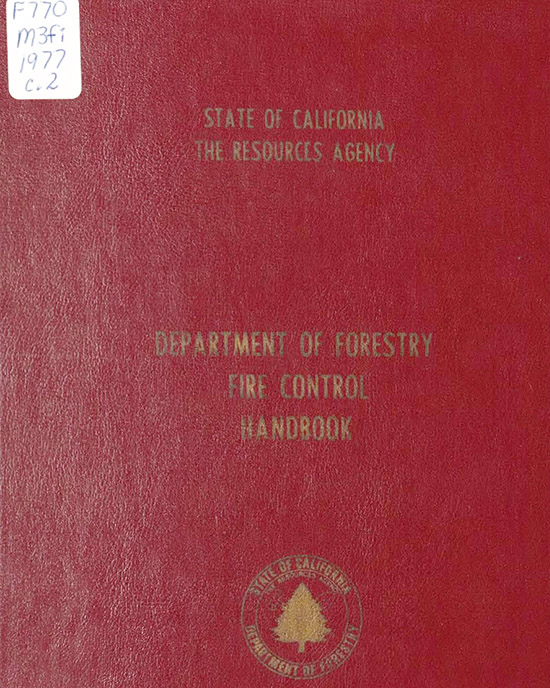 CDF Fire Control Handbook, 1977