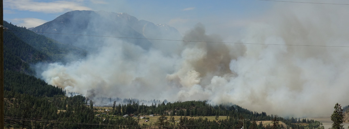 Nohumen Creek Fire Leighton, British Columbia