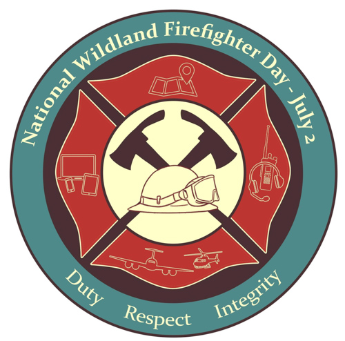 National Wildland Firefighter Day logo