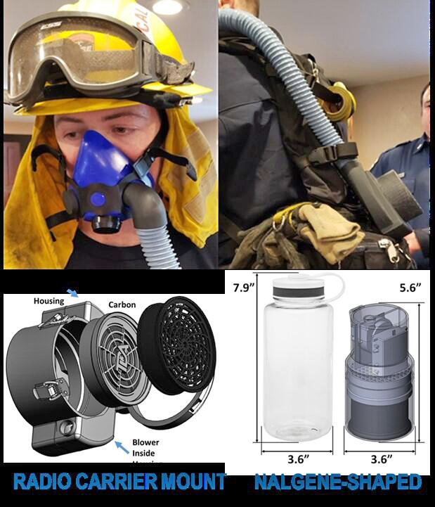Wildland fire respirator
