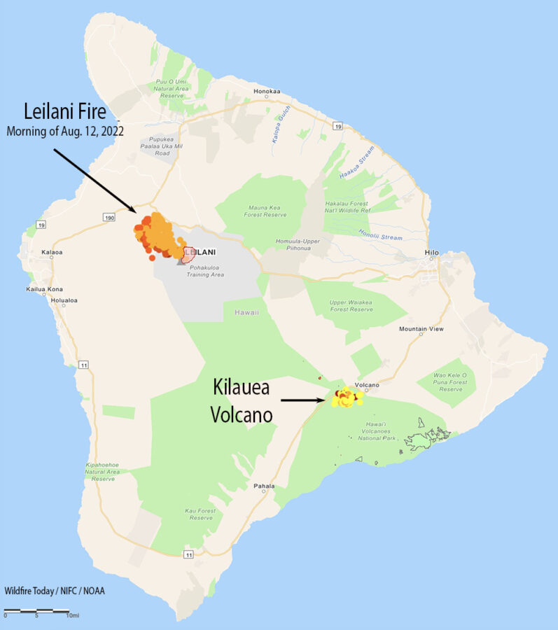 Leilani Fire Map Morning Of Aug. 12 2022 797x900 