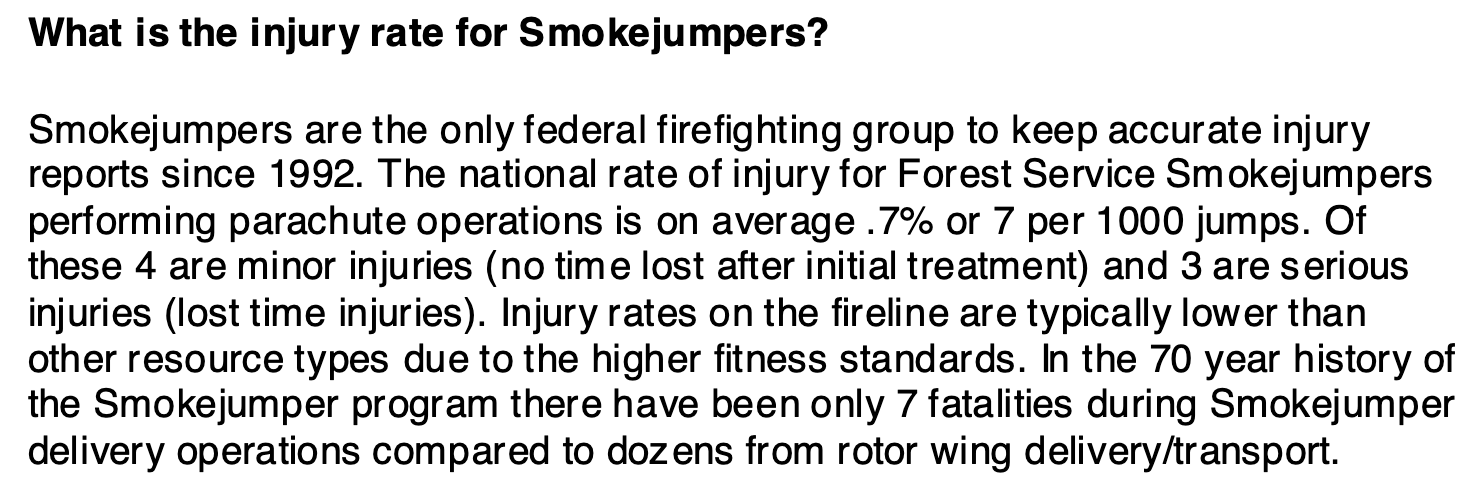 Are we ignoring the smokejumpers? - Wildfire Today
